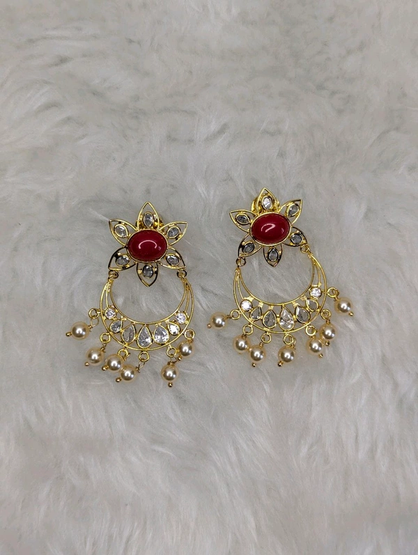 18ct Replica Poliki Earrings  - Vz, Red