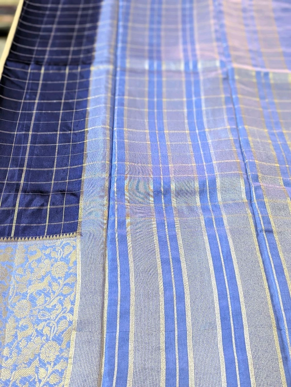Pure Kanchi Dola - Navy Blue