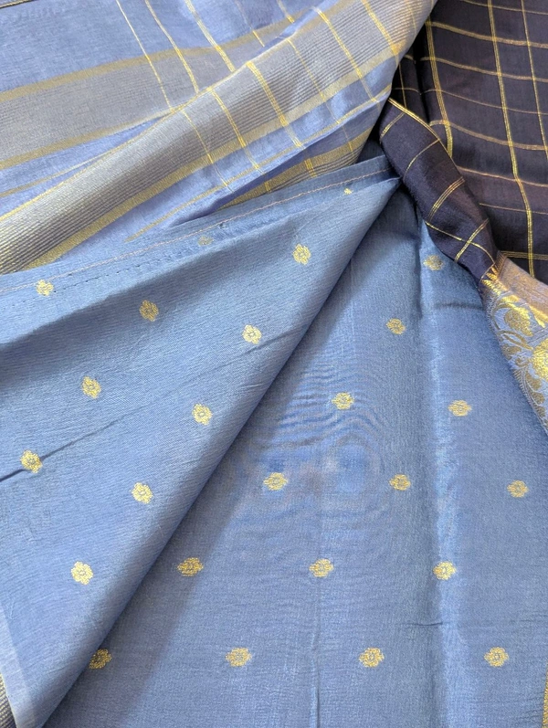 Pure Kanchi Dola - Navy Blue