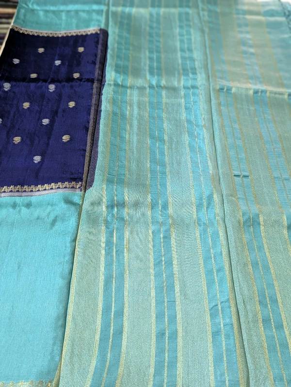 Pure Kanchi Dola - Navy Blue