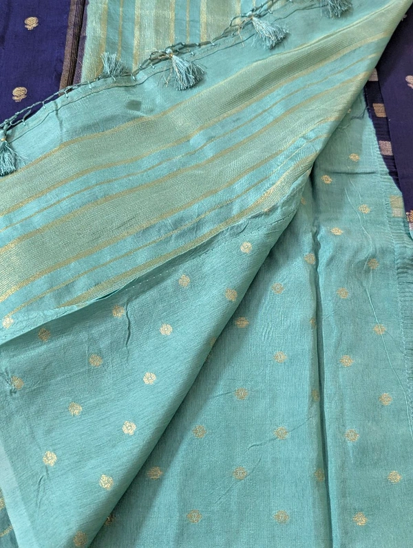 Pure Kanchi Dola - Navy Blue