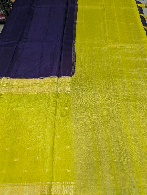 Pure Mysore Dola Weaving  - Pigment Indigo