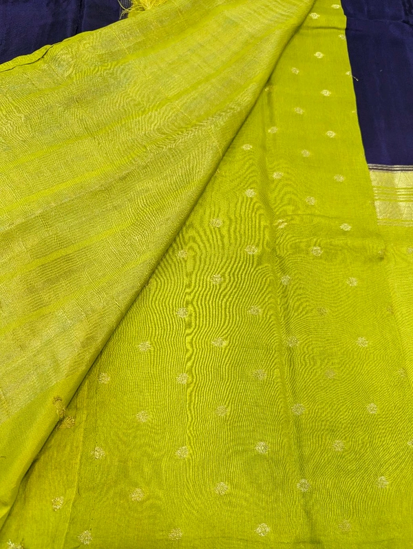 Pure Mysore Dola Weaving  - Pigment Indigo