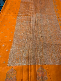 Pure Manipuri Tusser  - orange