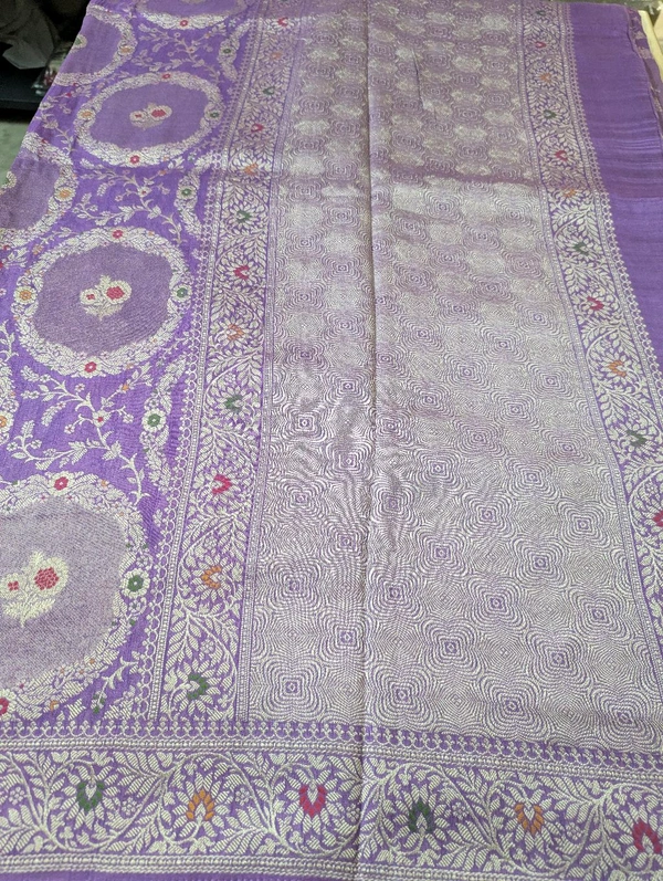 Pure Designer Tissue Georgette  - Mauve