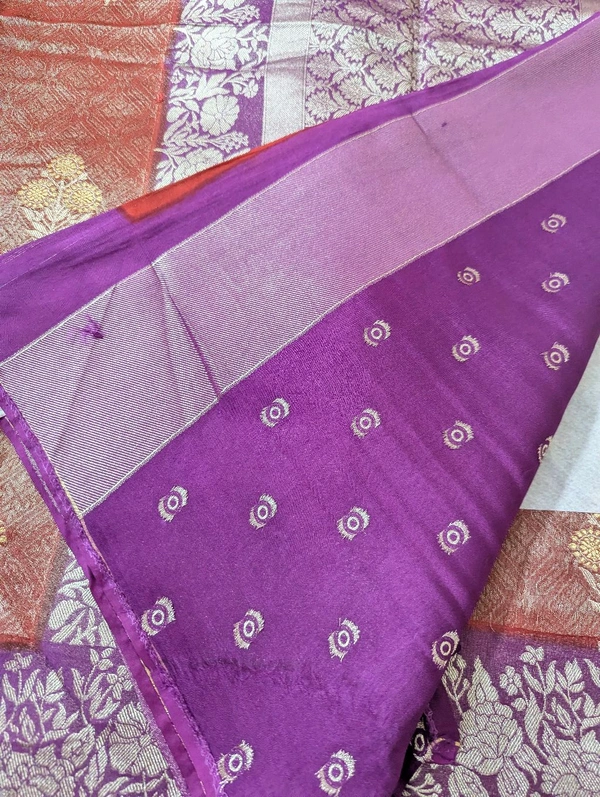 Pure Tanchvi Tissue  - Maroon