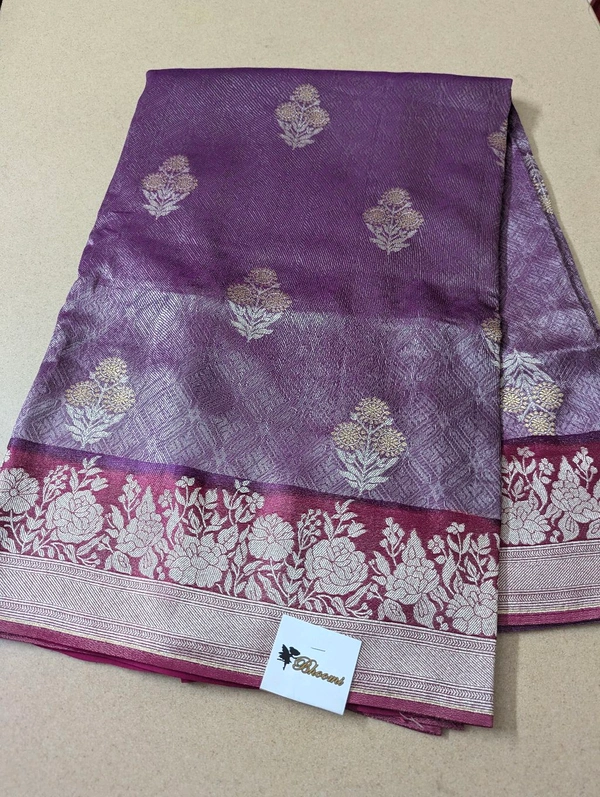 Pure Tanchvi Tissue  - Violet Eggplant