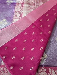 Pure Tanchvi Tissue  - Violet Eggplant