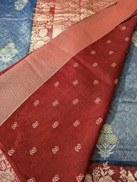 Pure Tanchvi Tissue  - Dark Blue