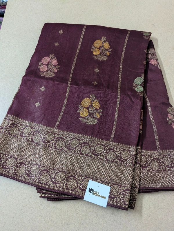 Pure Rawsilk Georgette  - Morocco Brown