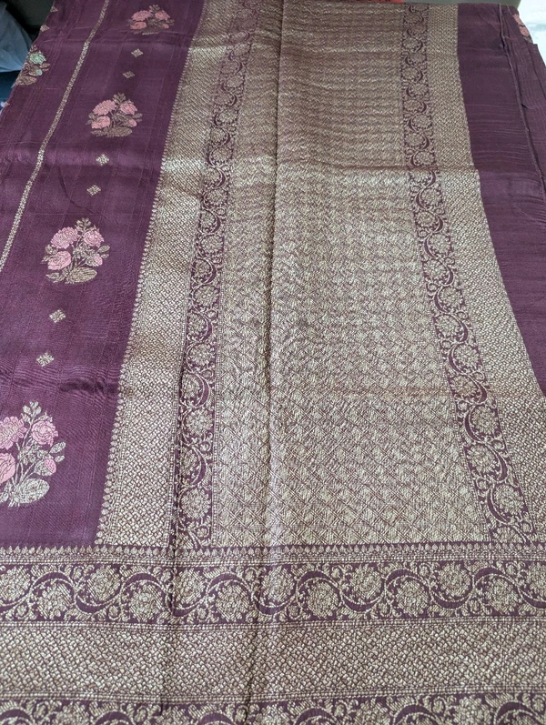 Pure Rawsilk Georgette  - Morocco Brown