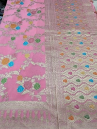 Pure Chiffon Meenakari - Sundown