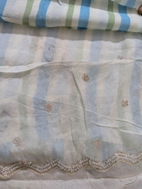 Pure Designer Chiffon  - sky blue