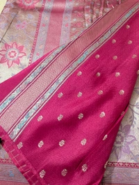 Pure Soft Paithani Tissue  - pink