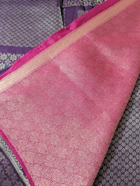 Pure Manipuri Kora Designer  - Purple