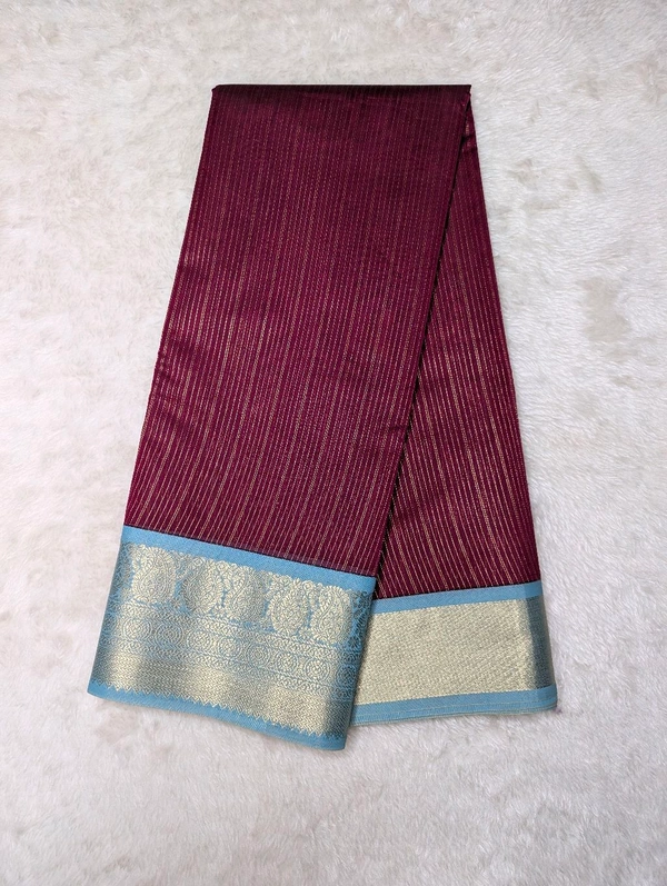 Soft Beneras Chanderi  - dark pink, VZ