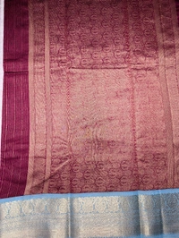 Soft Beneras Chanderi  - dark pink, VZ