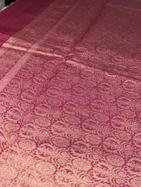 Soft Beneras Chanderi  - dark pink, VZ