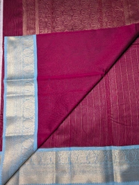 Soft Beneras Chanderi  - dark pink, VZ