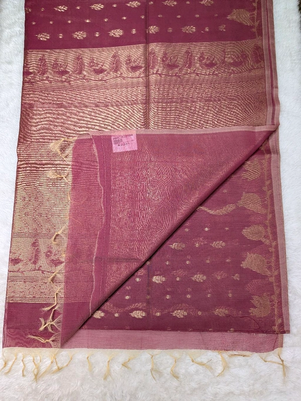 Beautiful Soft Chanderi  - solid pink, VZ