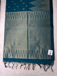 Soft Chanderi  - dark green