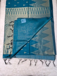 Soft Chanderi  - dark green