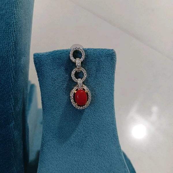 Diamond Copy Neck Set  - HD, coral