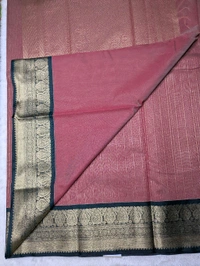 Soft Beneras Chanderi  - solid pink, VZ