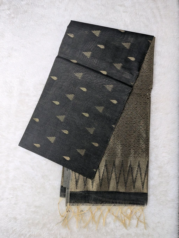 Soft Chanderi  - Dove Gray