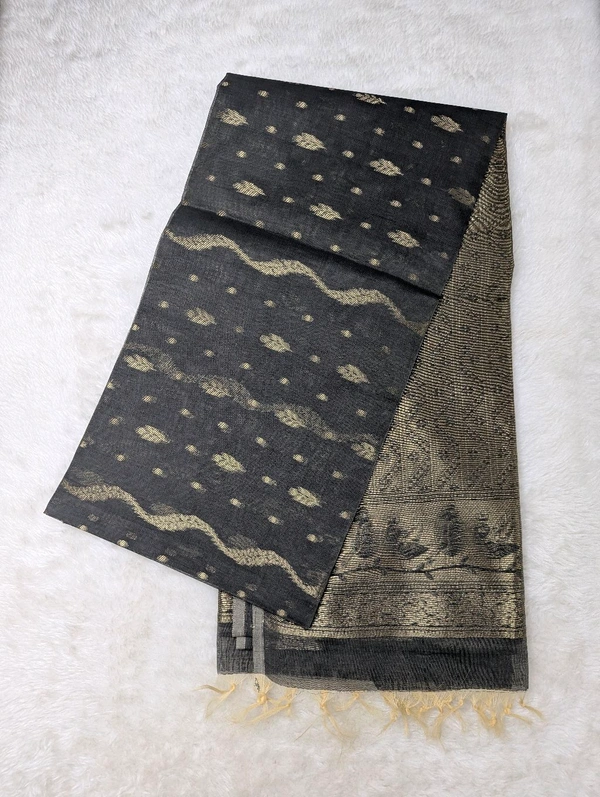 Beautiful Soft Chanderi  - Dove Gray