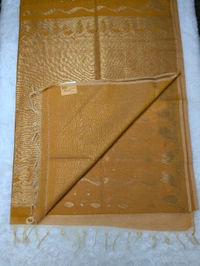 Beautiful Soft Chanderi  - Tangerine, VZ