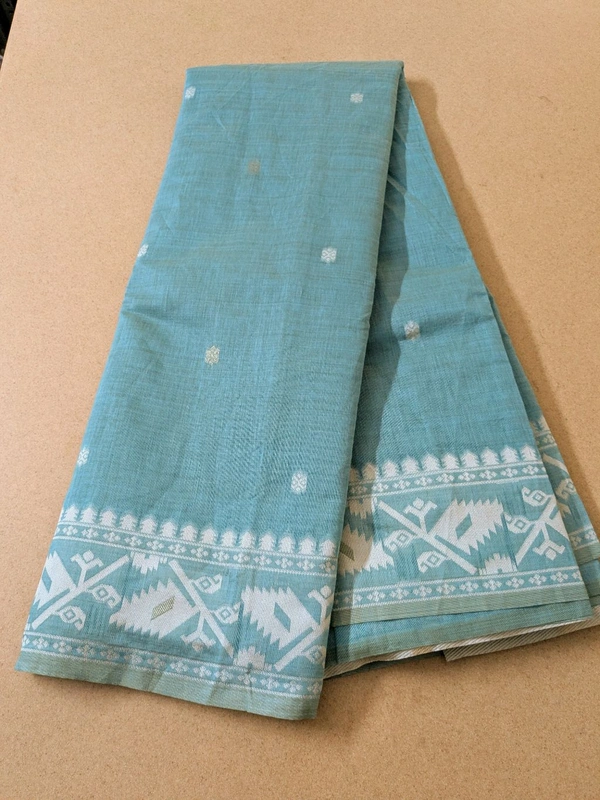 pure cotton jamadhani - sky blue, VZ