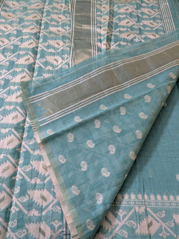 pure cotton jamadhani - sky blue, VZ