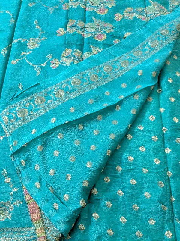 pure chinnon weaving  - teal, VZ