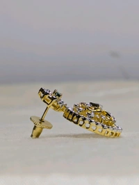 Real  Diamond Copy Bottu Mala  - green, Vz