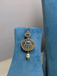 Diamond Copy Neck Set  - Vz, green