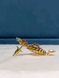 Diamond Copy Neck Set  - Vz, Red