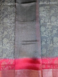 Pure Dupion Crush  - Gray