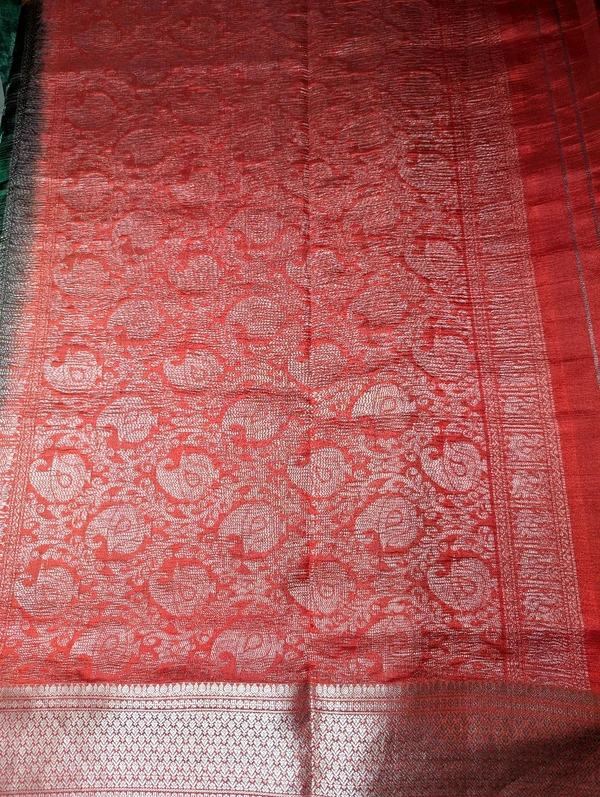 Pure Dupion Crush  - Dark Green