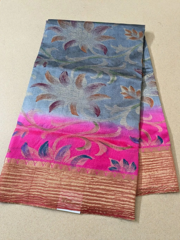 Pure Dupion Crush  - Gray, VZ