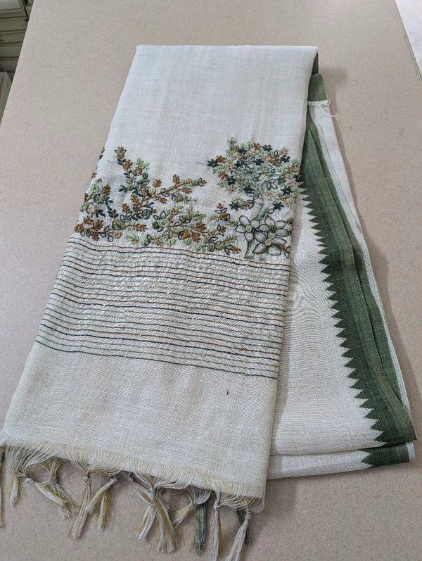 Designer Lenin Hand Work  - green, VZ