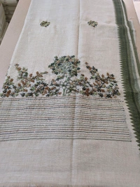 Designer Lenin Hand Work  - green, VZ