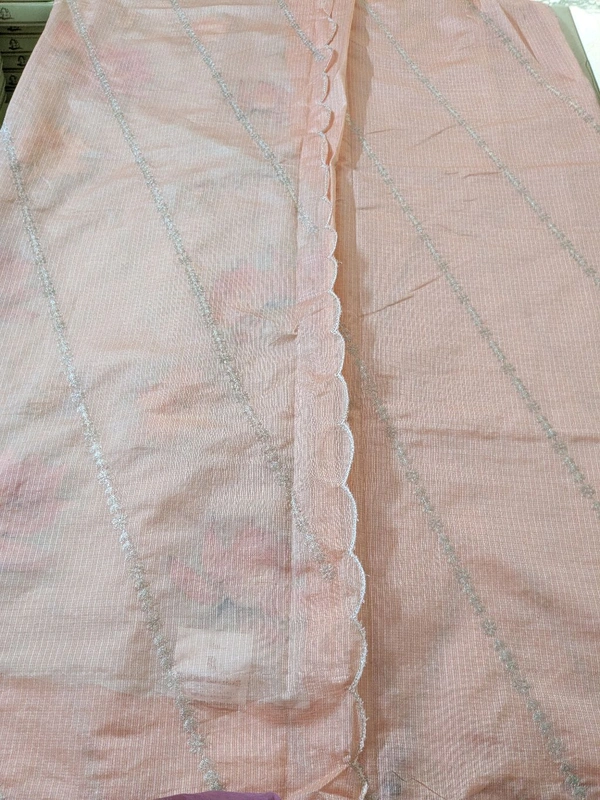 Designer Silk Kota - Pink