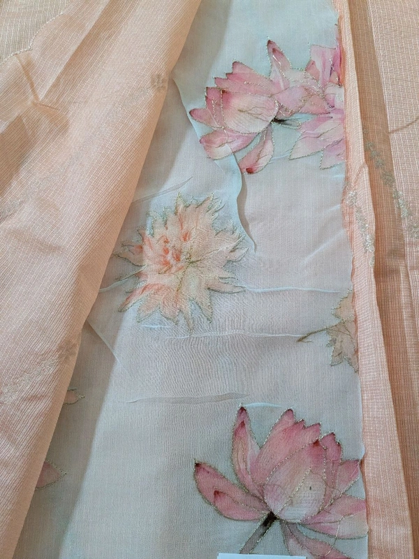 Designer Silk Kota - Pink