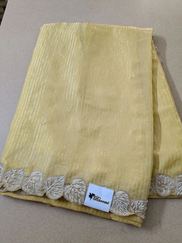 Pure Manipuri Silk Designer  - Gold, VZ