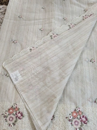 Cotton Kota Embroidery  - Baja White, VZ