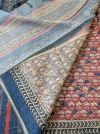 Soft Chanderi Digital  - Bright Red, VZ