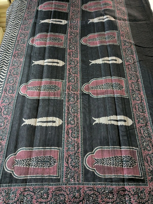 Soft Tusser Digital  - Black, VZ