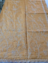 Designer Silk Kota With Pita Work  - Gold, VZ