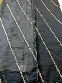 Designer Silk Kota - Black, VZ